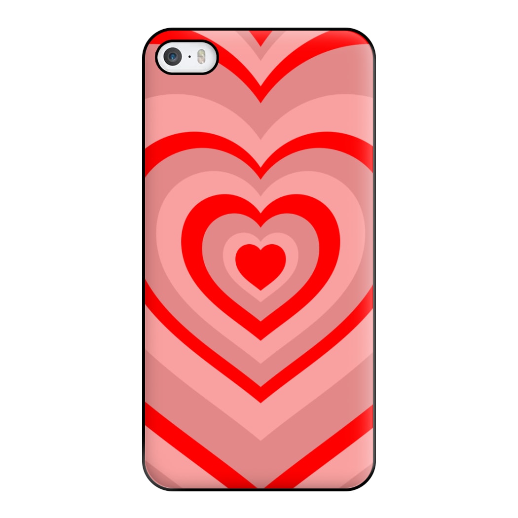 Red - Colourful Hearts Phone Case for iPhone 5 / 5s / SE 2016