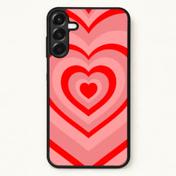 Red - Colourful Hearts Phone Case for Galaxy A37