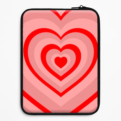 Red - Colourful Hearts Universal Laptop Sleeve