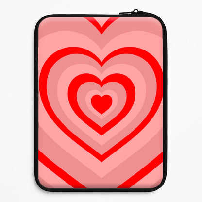 Red - Colourful Hearts Universal Laptop Sleeve