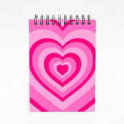 Pink - Colourful Hearts Notebook 4