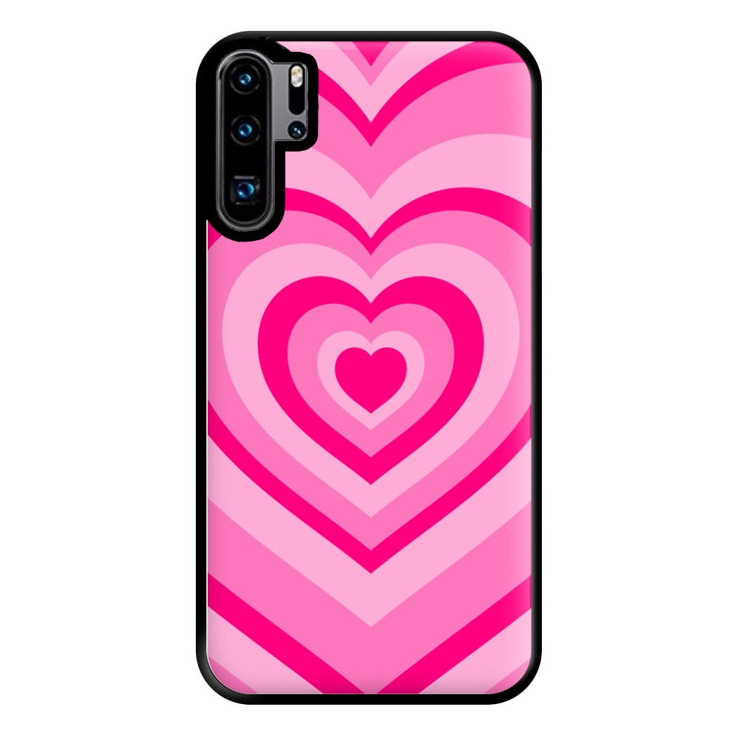 Pink - Colourful Hearts Phone Case for Huawei P30 Pro