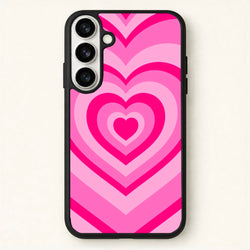 Pink - Colourful Hearts Phone Case for Galaxy S26