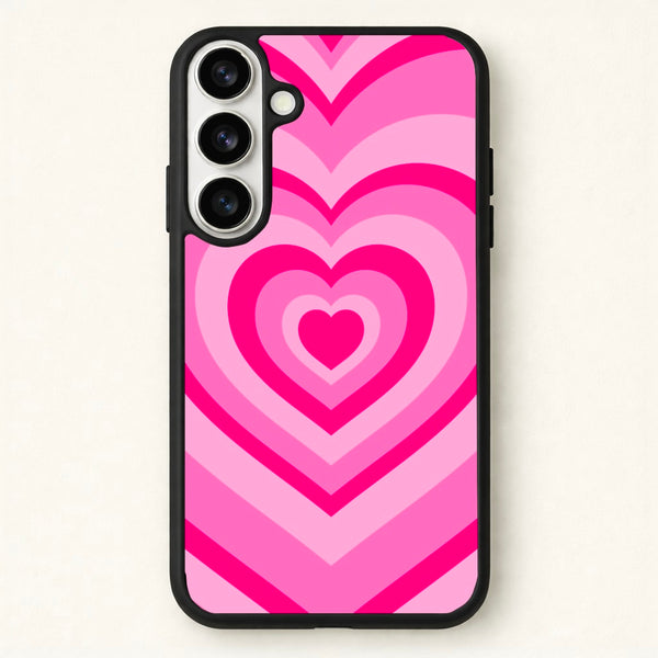 Pink - Colourful Hearts Phone Case for Galaxy S26