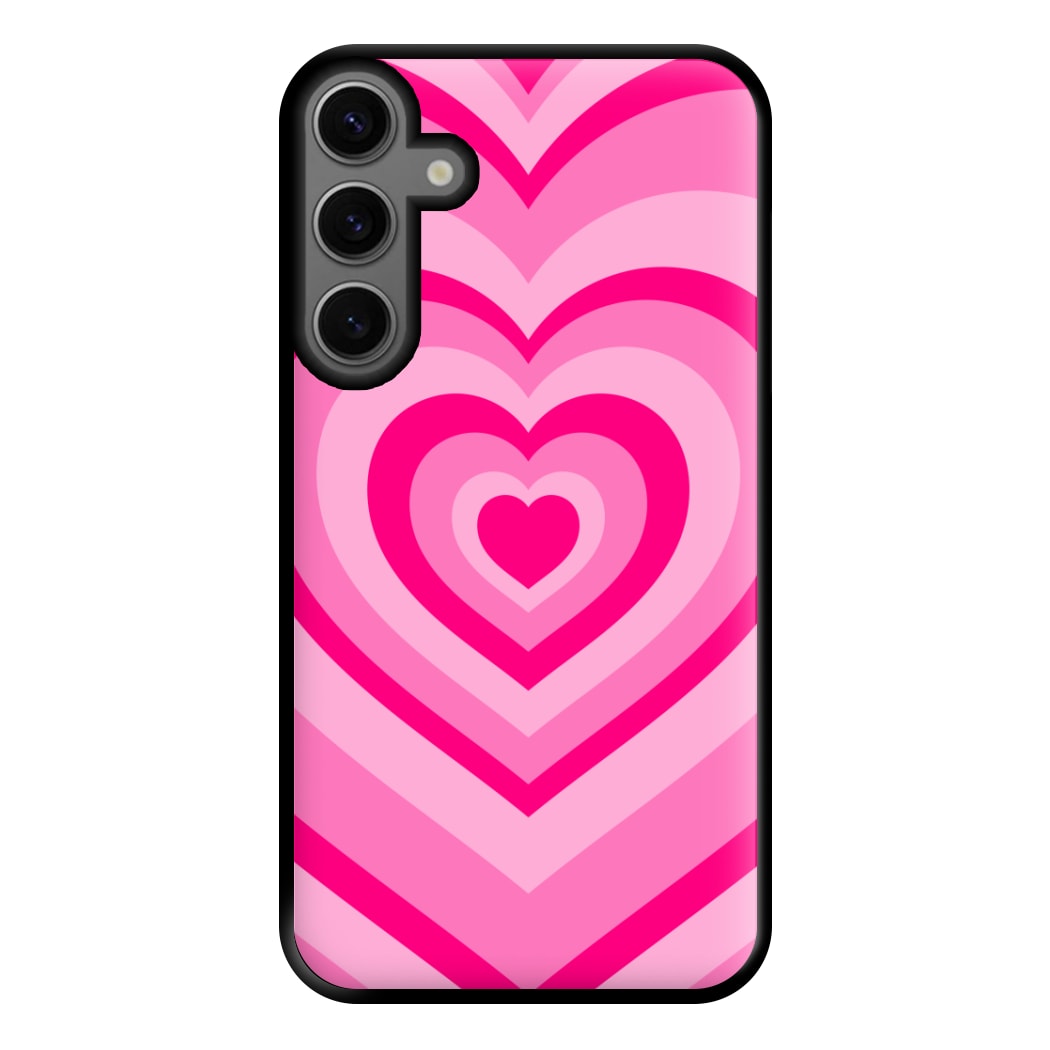 Pink - Colourful Hearts Phone Case for Galaxy S23FE