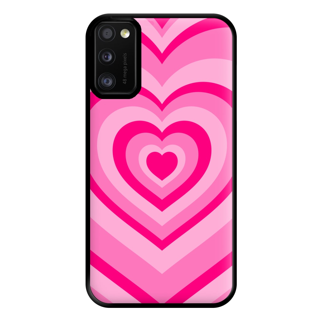 Pink - Colourful Hearts Phone Case for Galaxy A41