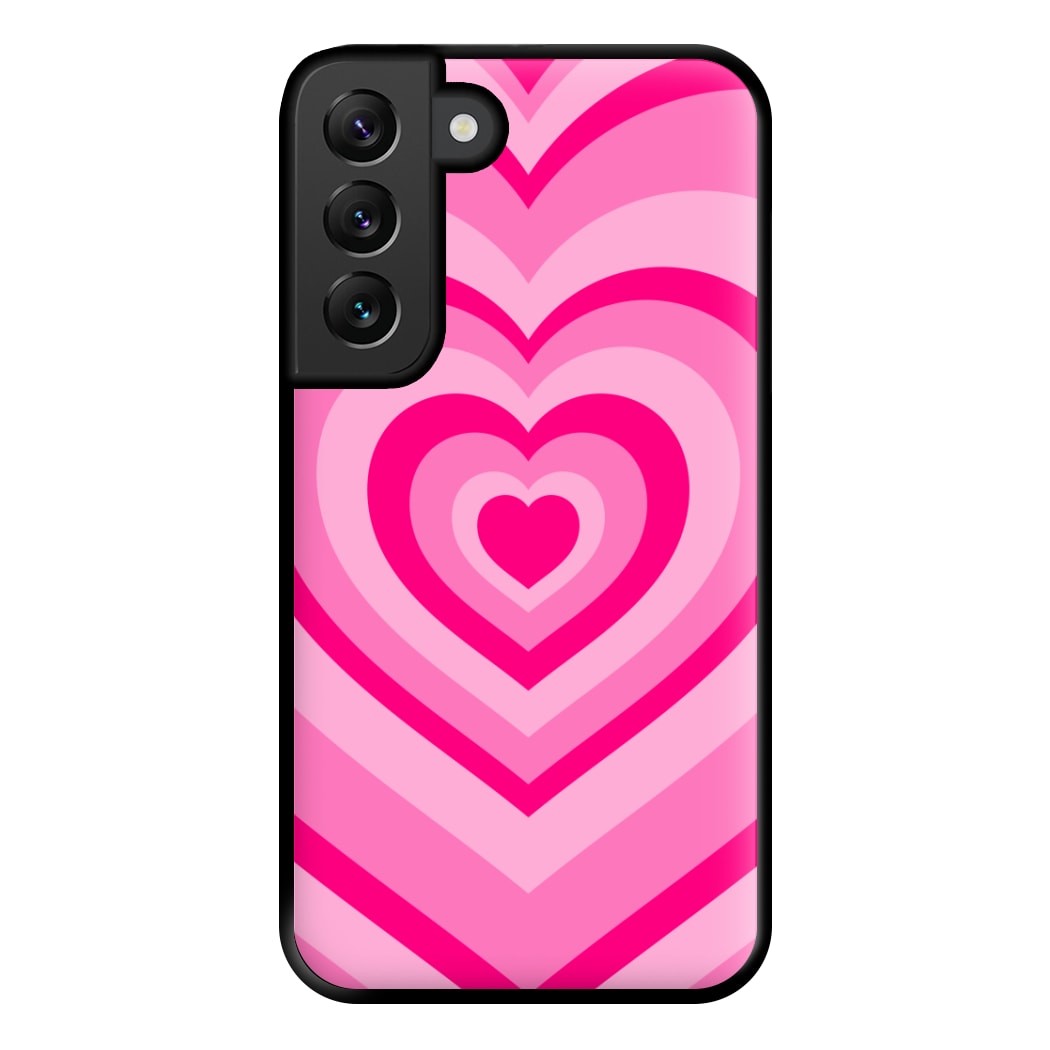 Pink - Colourful Hearts Phone Case for Galaxy S22 Plus