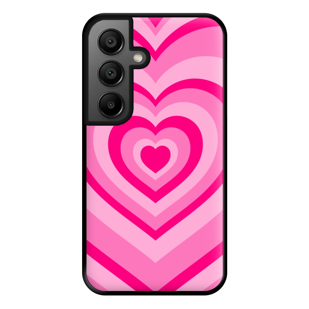 Pink - Colourful Hearts Phone Case for Google Pixel 8