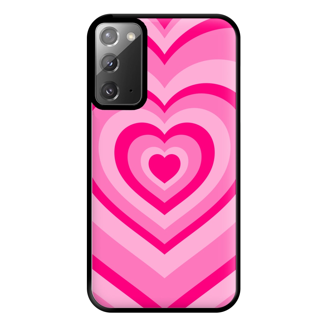 Pink - Colourful Hearts Phone Case for Galaxy Note 20 Ultra