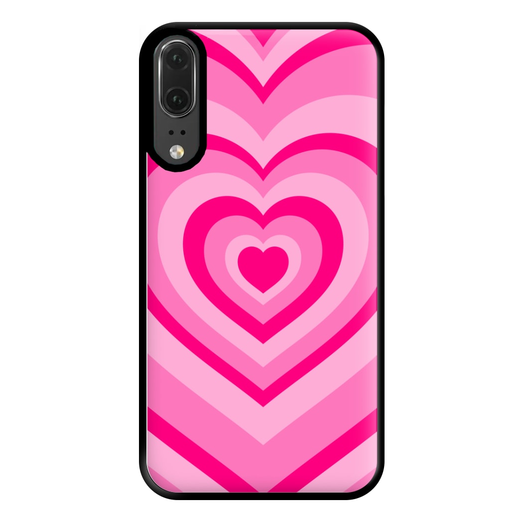 Pink - Colourful Hearts Phone Case for Huawei P20