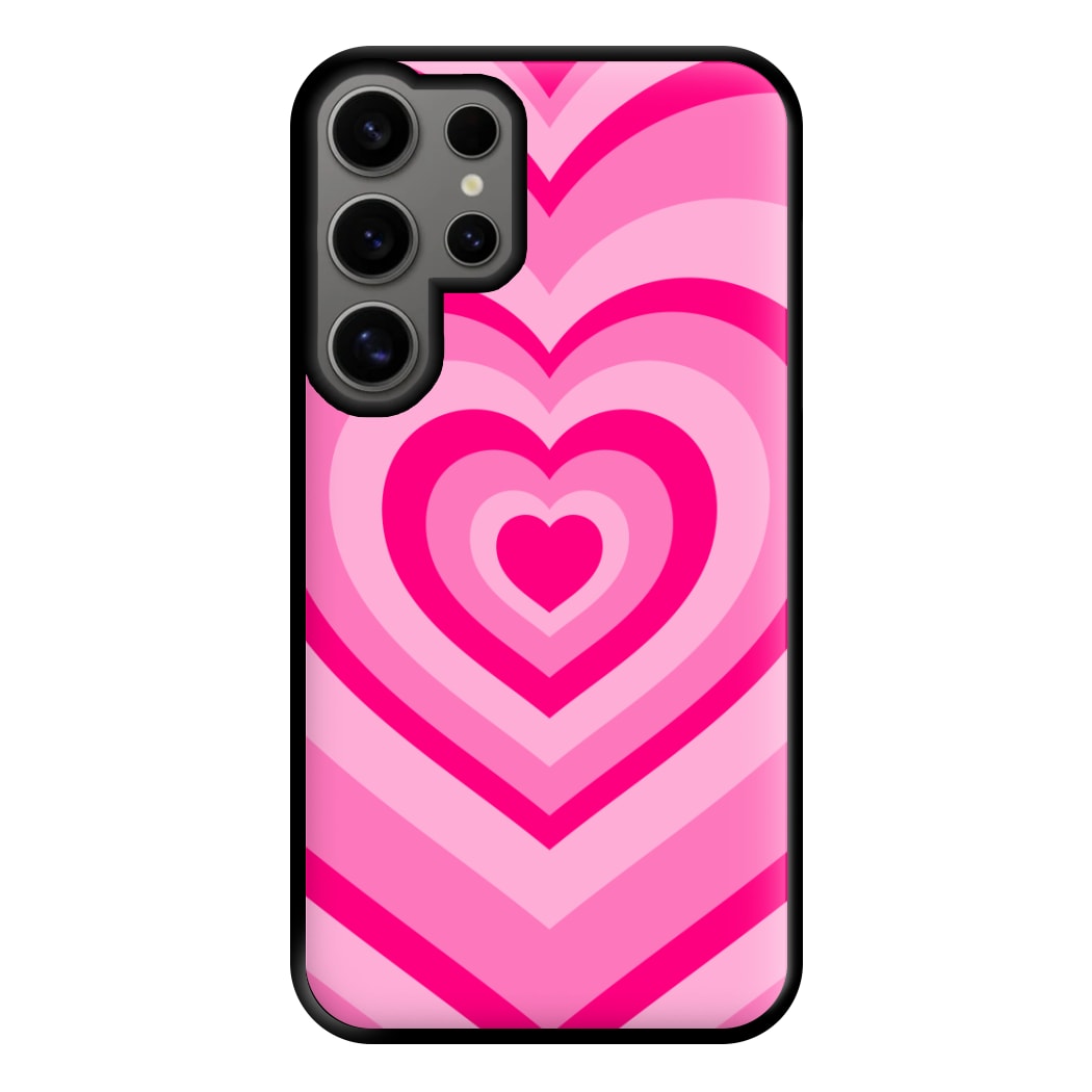 Pink - Colourful Hearts Phone Case for Galaxy S24 Ultra