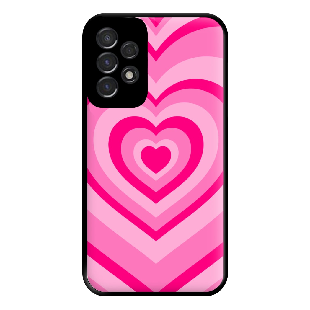 Pink - Colourful Hearts Phone Case for Galaxy A53