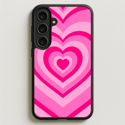 Pink - Colourful Hearts Phone Case for Galaxy S25FE