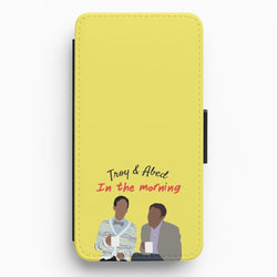 Troy And Abed In The Morning - Community Flip / Wallet Phone Case