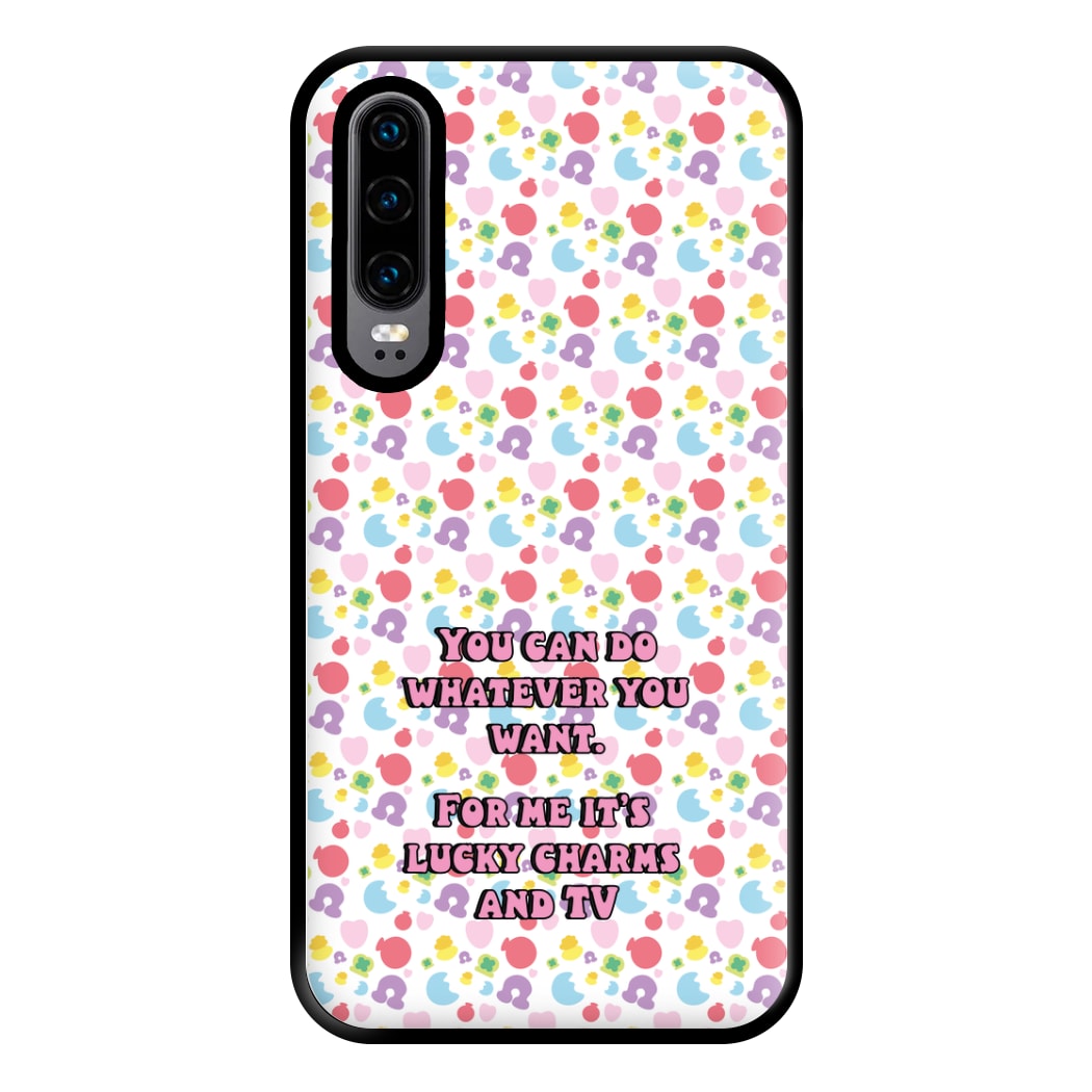 Lucky Charms And Tv- Community Phone Case for Huawei P30