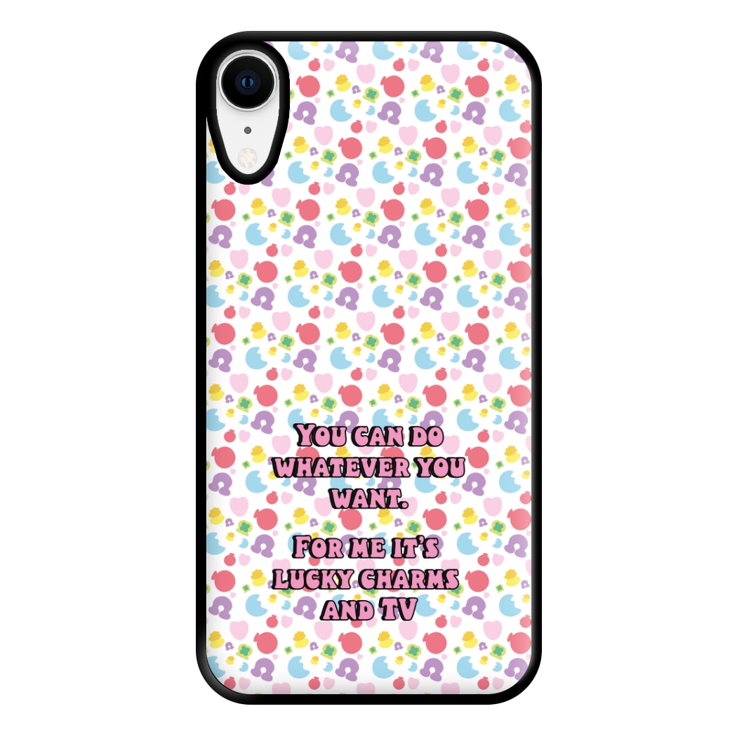 Lucky Charms And Tv- Community Phone Case for iPhone XR