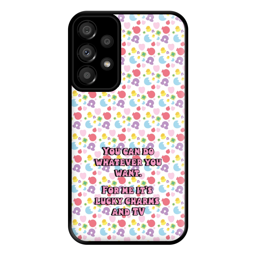 Lucky Charms And Tv- Community Phone Case for Galaxy A33