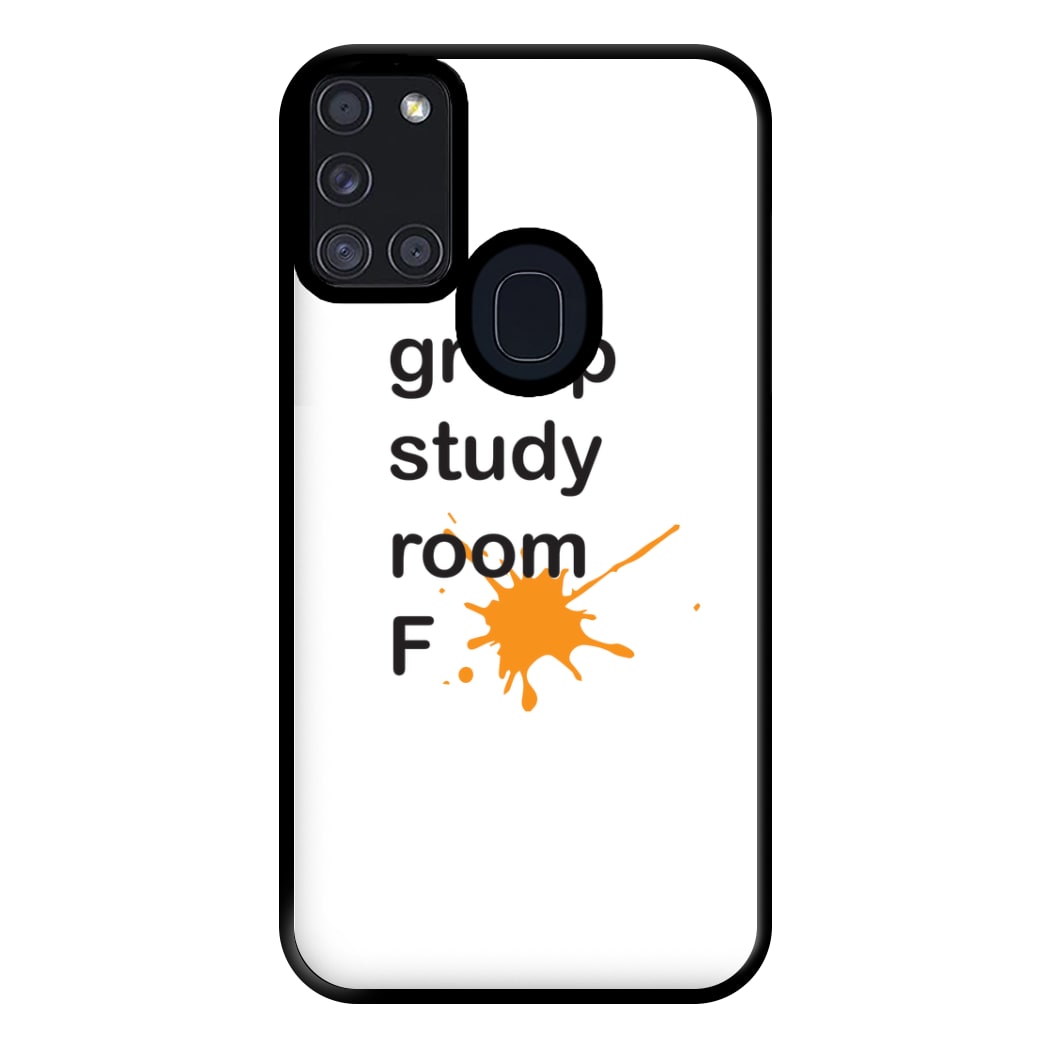 Group Study Room F - Community Phone Case for Galaxy A21s