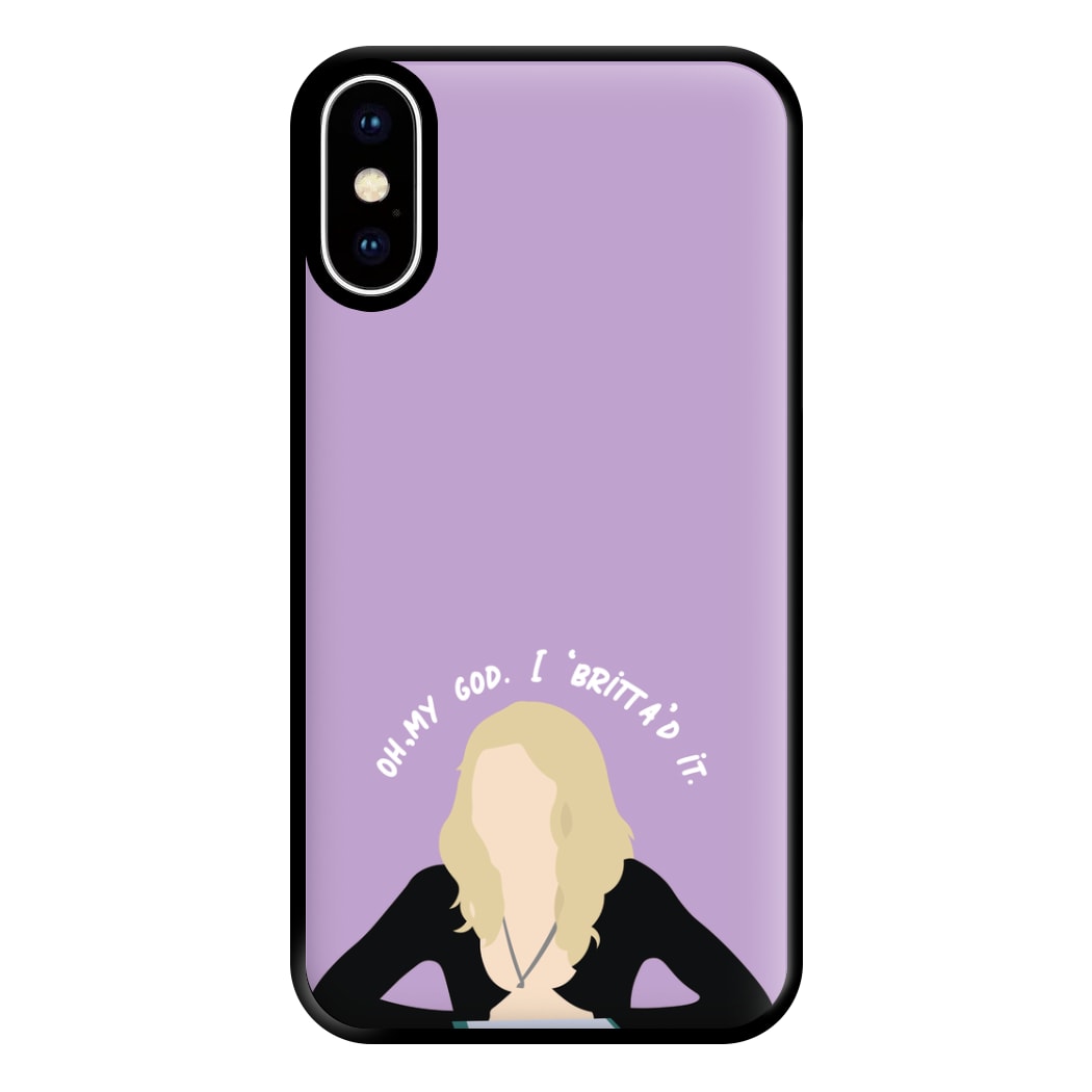 Britta'd It- Community Phone Case for iPhone XS Max