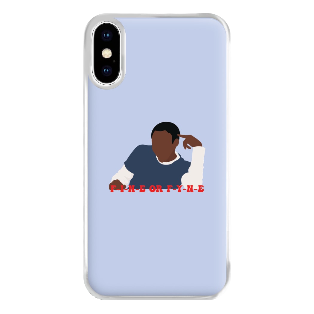 Fine Or Fyne - Community Phone Case for iPhone XS Max