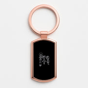 Cor Outline Luxury Keyring 4