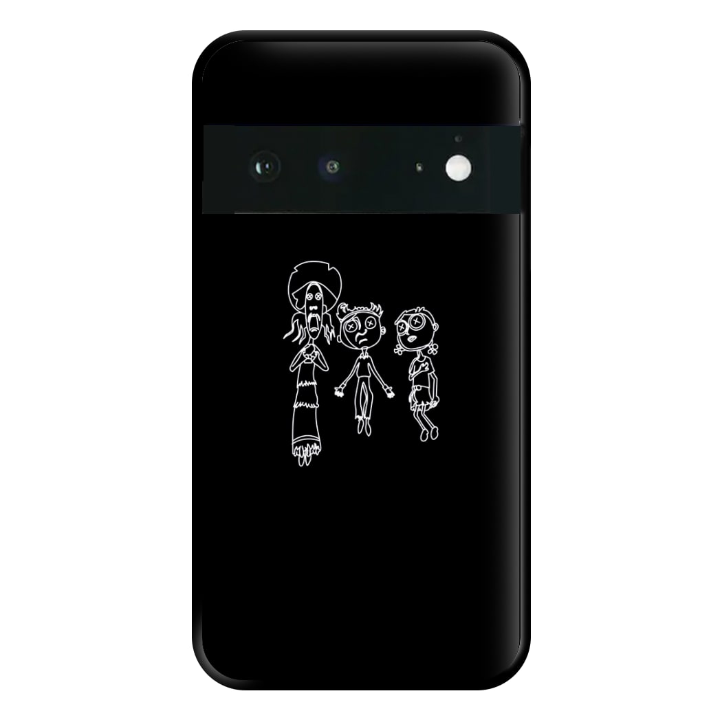 Cor Outline Phone Case for Google Pixel 6a