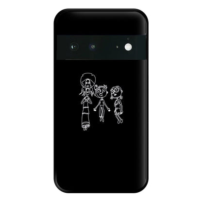 Cor Outline Phone Case for Google Pixel 6a