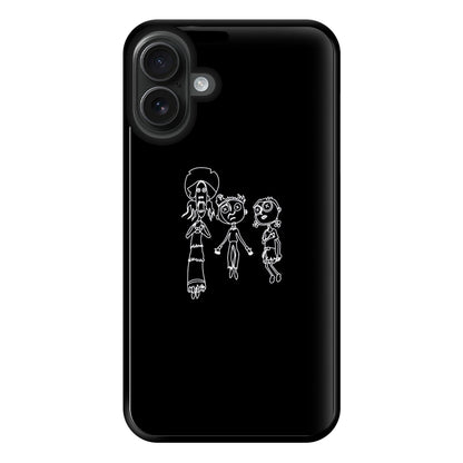 Cor Outline Phone Case for iPhone 16 Plus