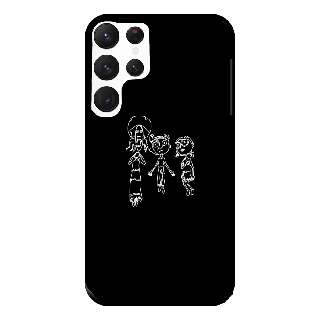 Cor Outline Phone Case for Galaxy S22 Ultra