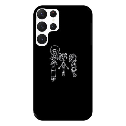 Cor Outline Phone Case for Galaxy S22 Ultra