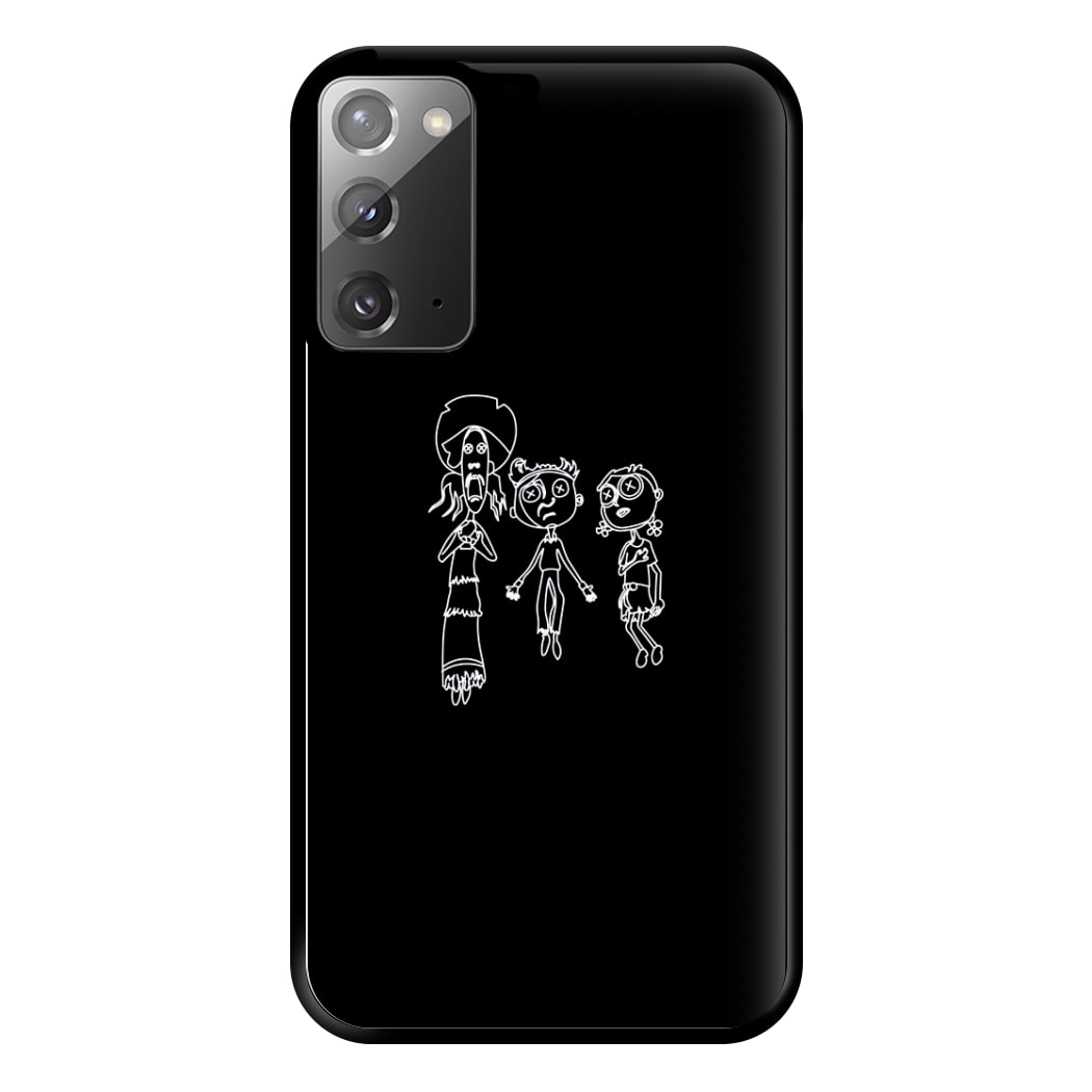 Cor Outline Phone Case for Galaxy Note 20 Ultra