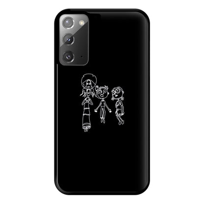 Cor Outline Phone Case for Galaxy Note 20 Ultra
