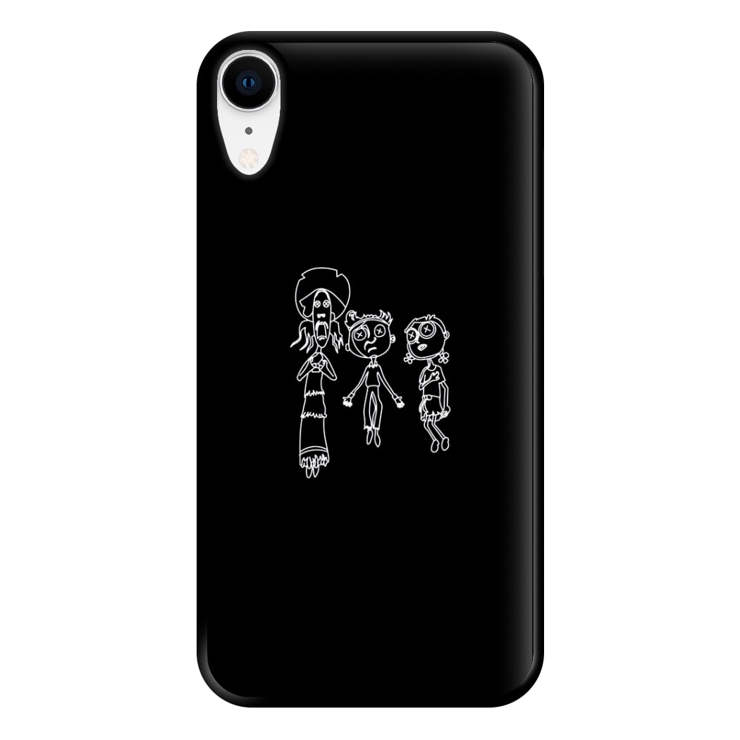 Cor Outline Phone Case for iPhone XR
