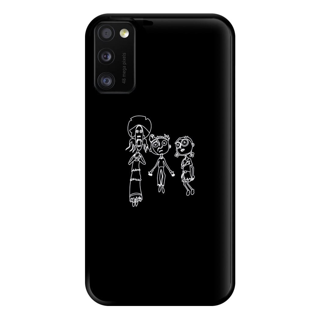 Cor Outline Phone Case for Galaxy A41