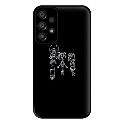 Cor Outline Phone Case for Galaxy A33