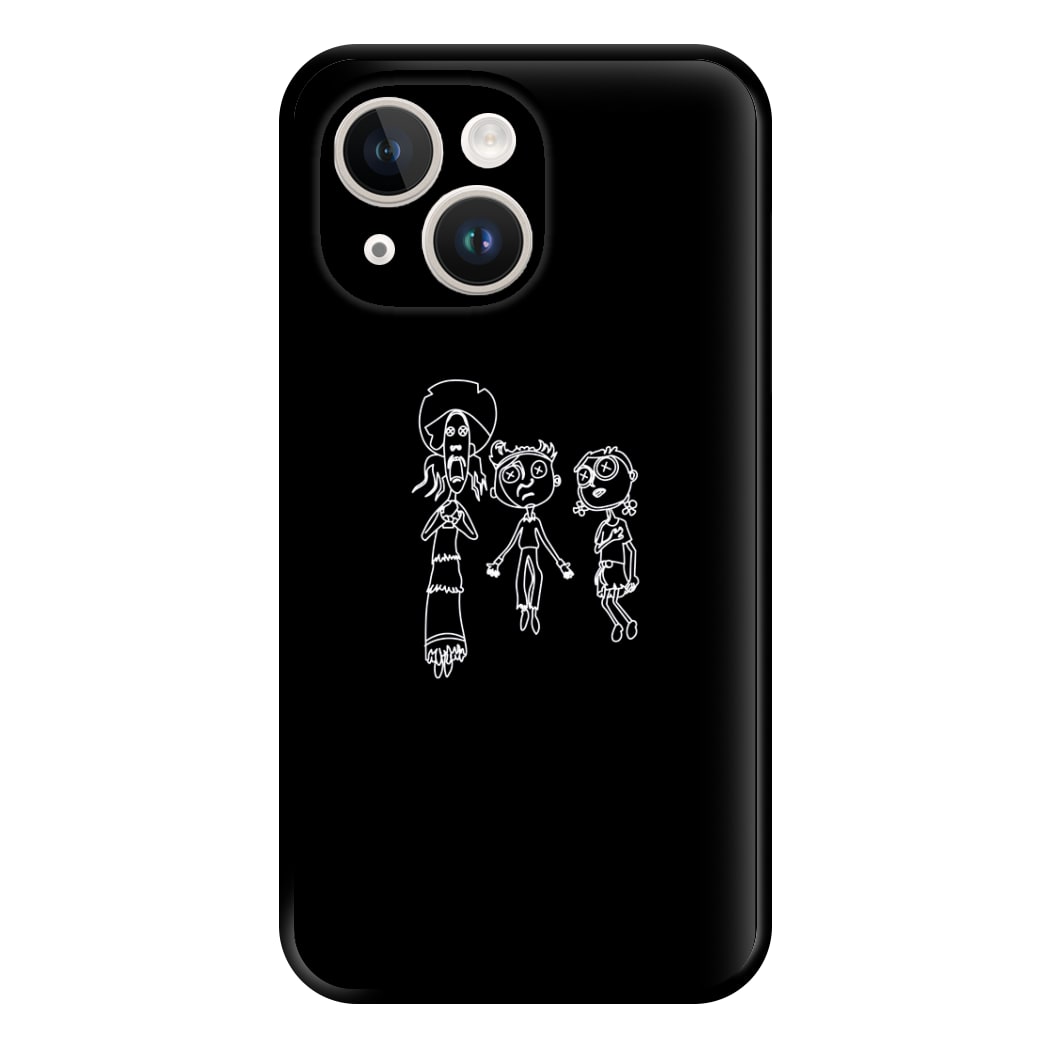 Cor Outline Phone Case for iPhone 14 Plus