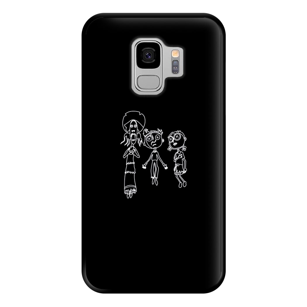 Cor Outline Phone Case for Galaxy S9 Plus