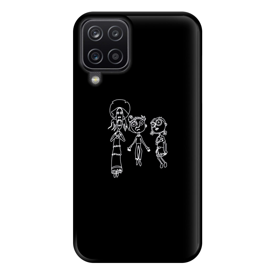 Cor Outline Phone Case for Galaxy A12