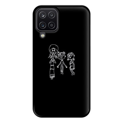 Cor Outline Phone Case for Galaxy A12
