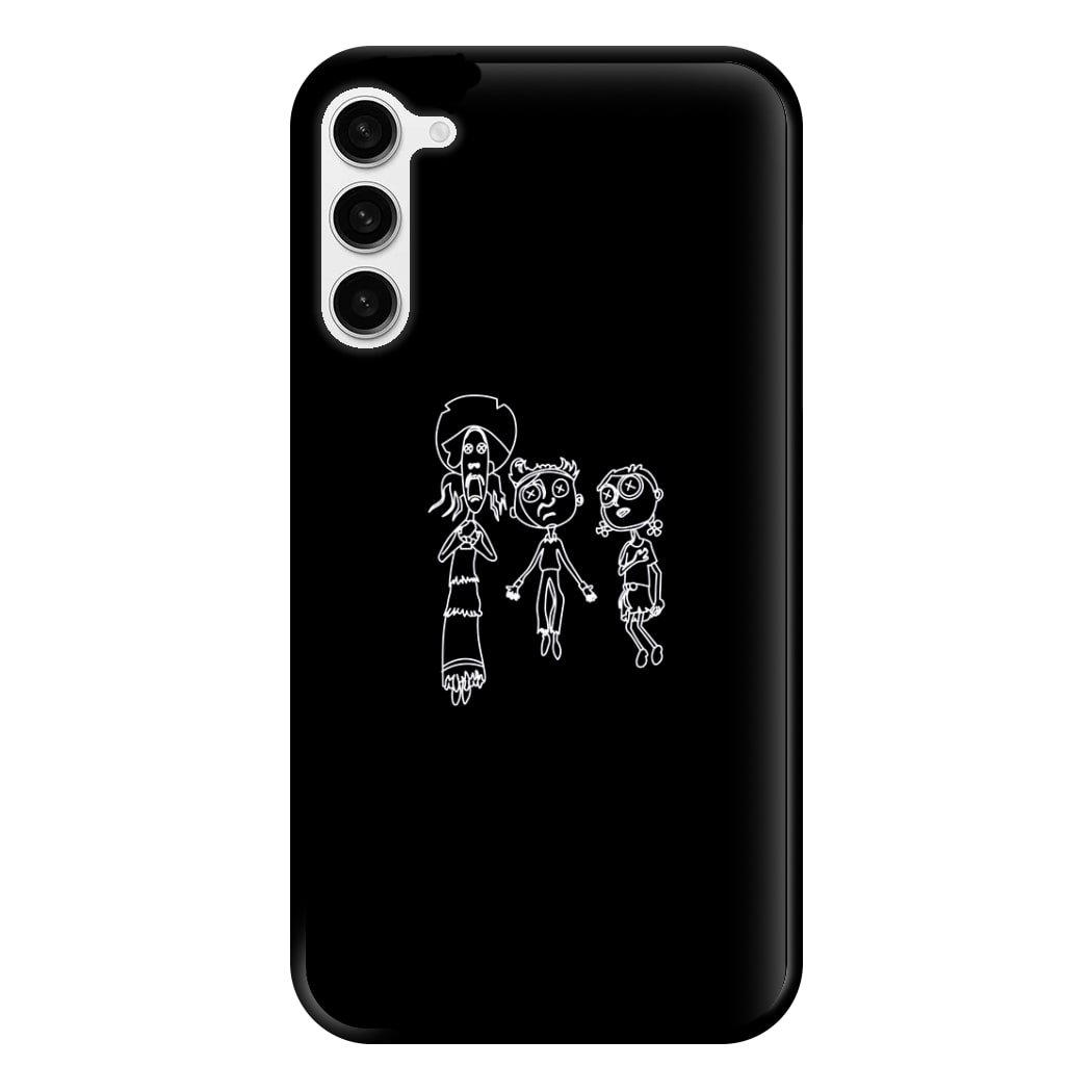 Cor Outline Phone Case for Galaxy S23 Plus