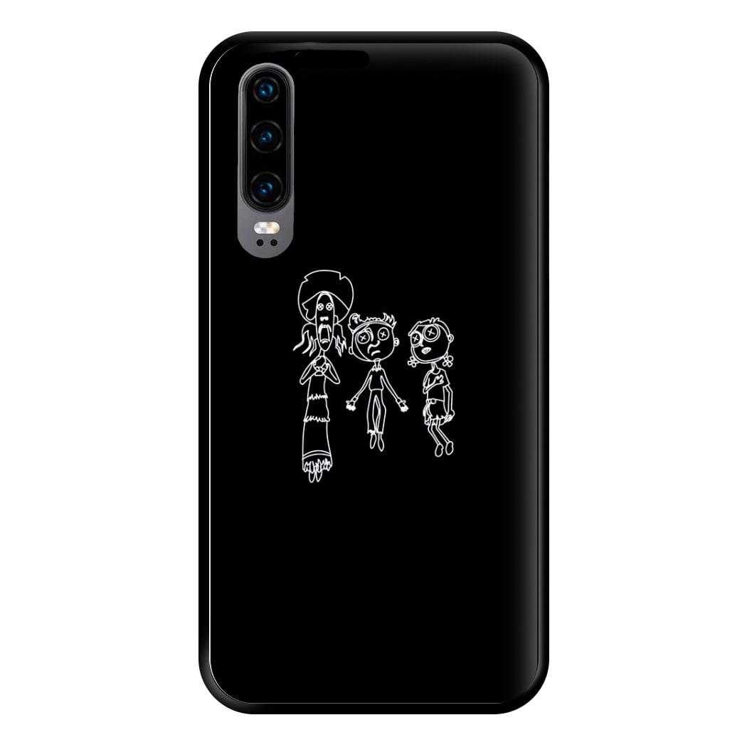 Cor Outline Phone Case for Huawei P30