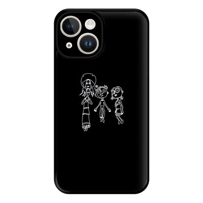 Cor Outline Phone Case for iPhone 14
