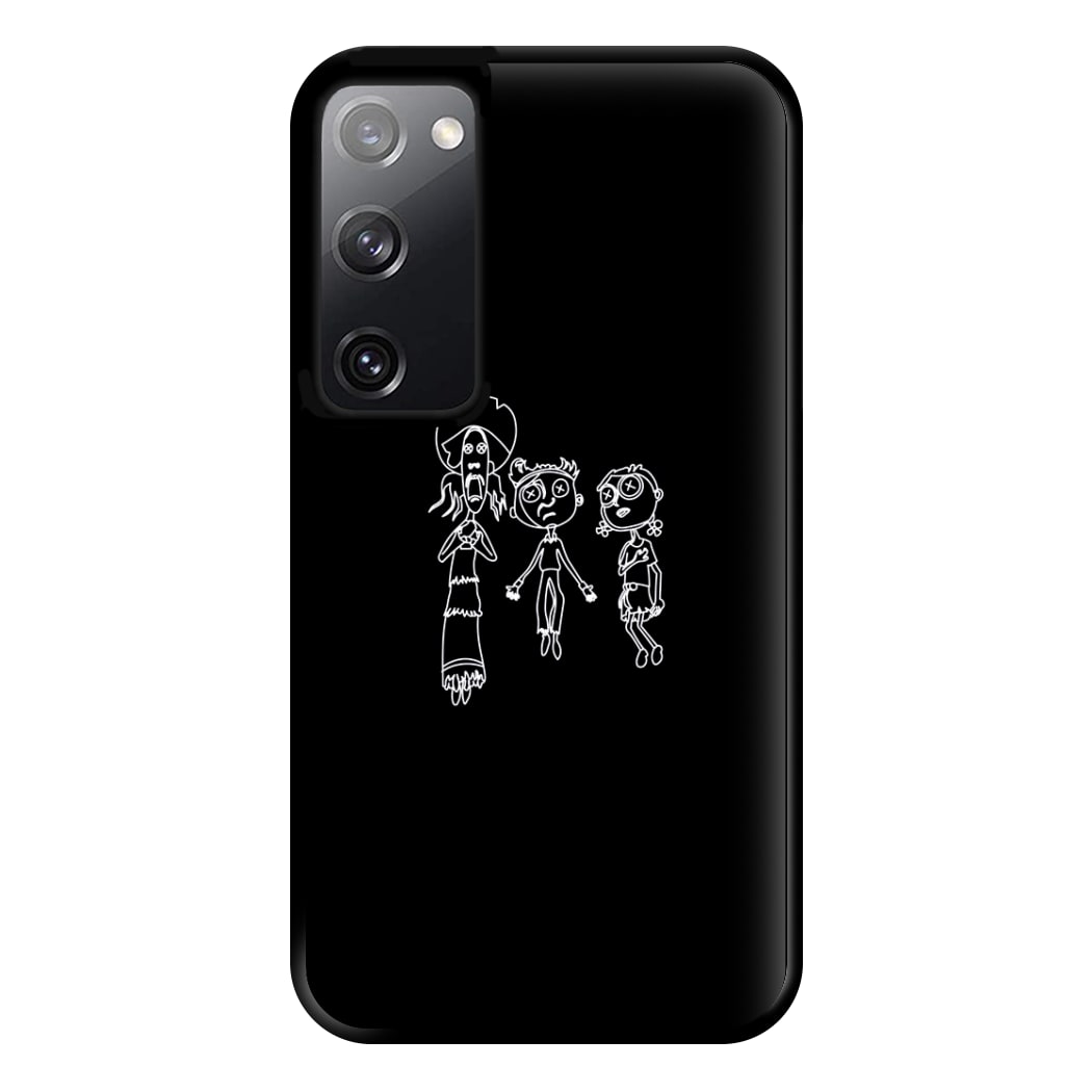 Cor Outline Phone Case for Galaxy S20