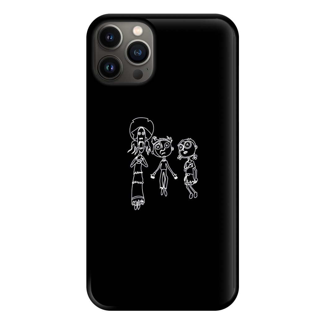 Cor Outline Phone Case for iPhone 13