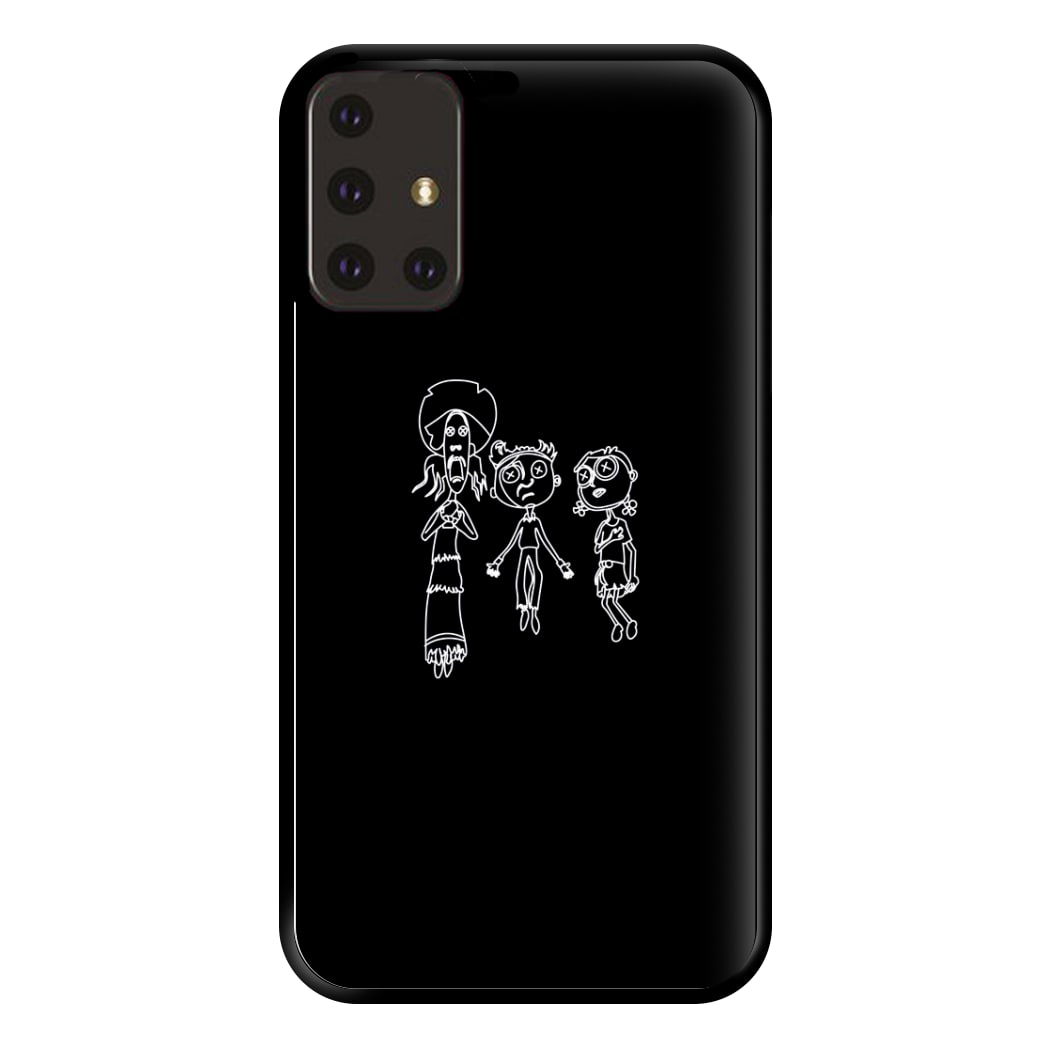 Cor Outline Phone Case for Galaxy A71