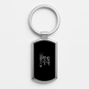 Cor Outline Luxury Keyring 1