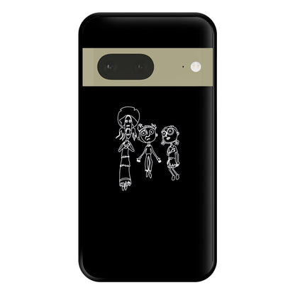 Cor Outline Phone Case for Google Pixel 7a