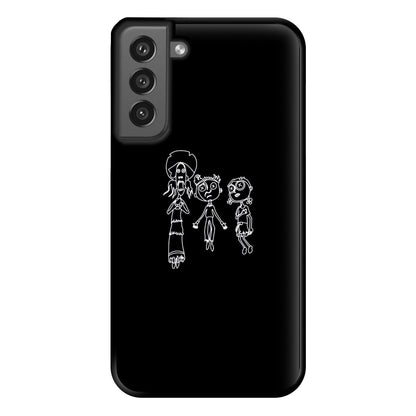 Cor Outline Phone Case for Galaxy S21FE