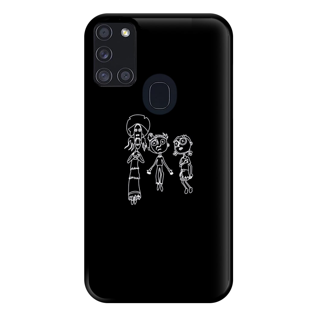 Cor Outline Phone Case for Galaxy A21s