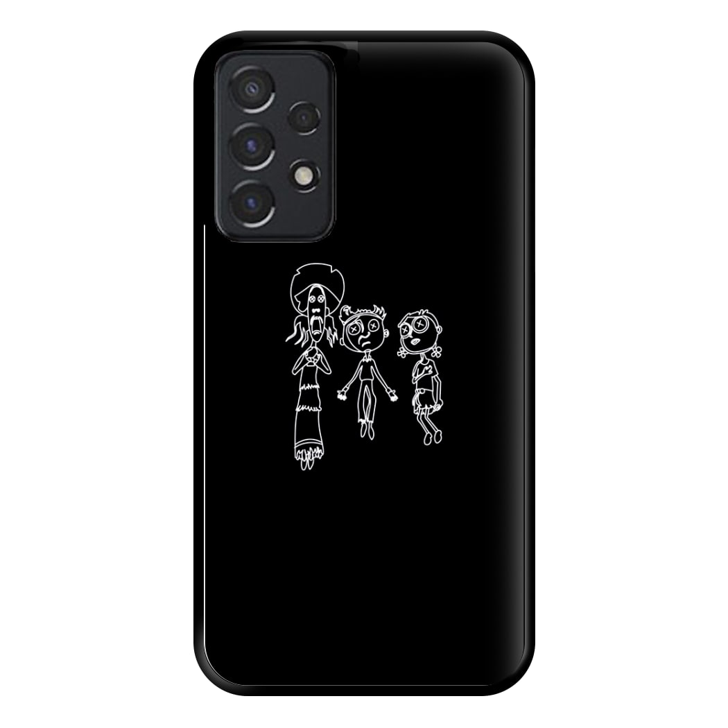Cor Outline Phone Case for Galaxy A52 / A52s